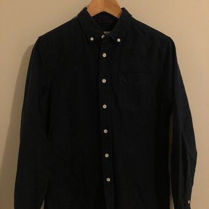 Saturdays NYC Blue Button down, S